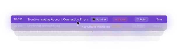 Aily detects that the user needs help